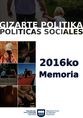 Gizarte Politikako Departamentuko 2016ko memoria