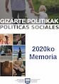 Gizarte Politikako Departamentuko 2020ko memoria